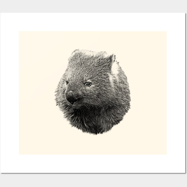 Wombat Wall Art by Guardi